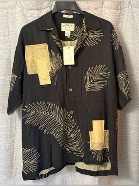 Vegas Bamboo Cay fine resort wear shirt - medium